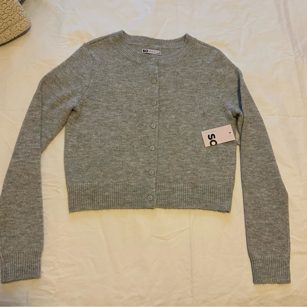 SO Women's Classic Gray Cardigan